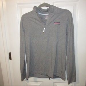 Vineyard Vines Grey Pullover Zipup